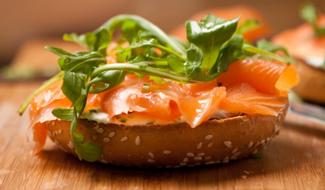 Our smoked salmon is carefully hand sliced for you