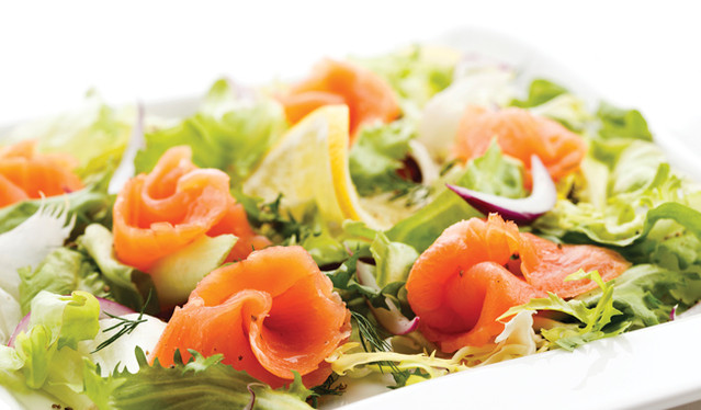 Our salmon is perfect in a simple salad with a squeeze of lemon
