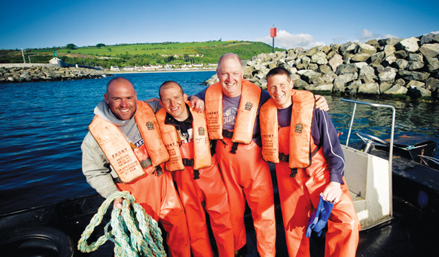 Our hardworking fisherman at Glenarm Marina