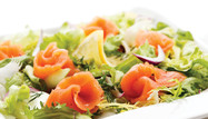 Our salmon is perfect in a simple salad with a squeeze of lemon